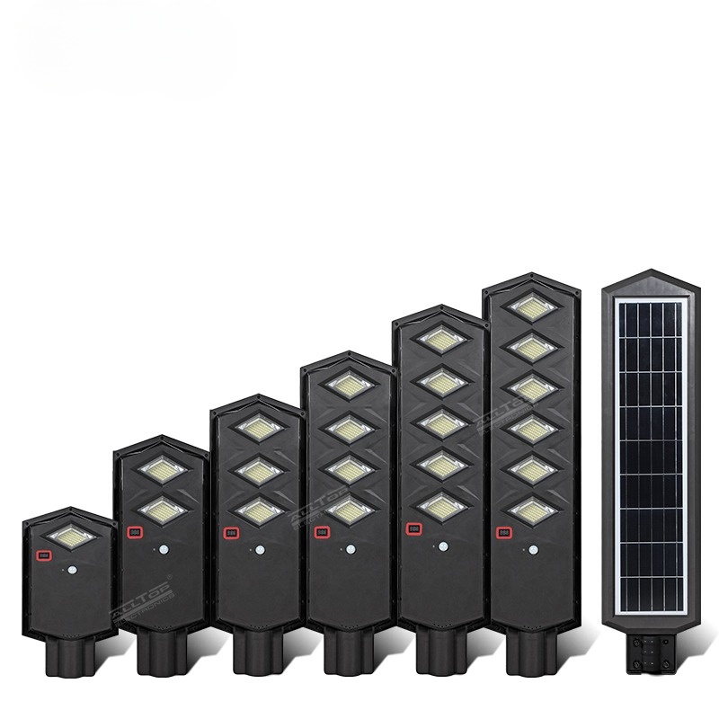 50w 100w 150w 200w 250w 300w Motion Sensor All In One LED Solar Street Light Lamp